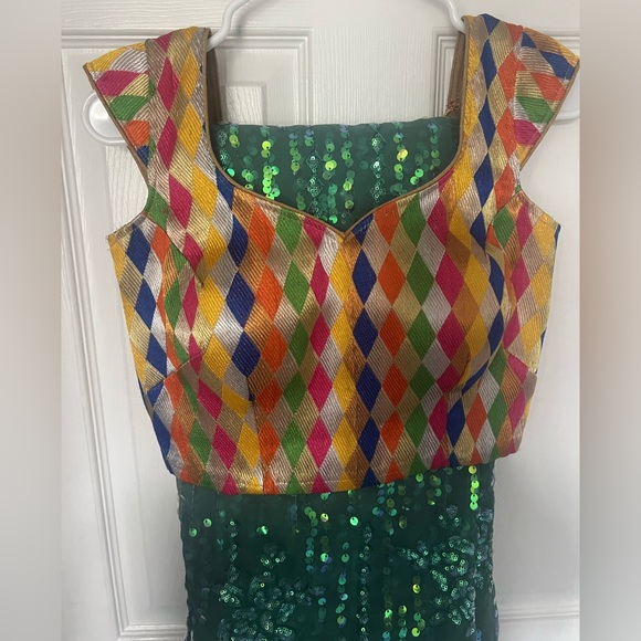 Georgette sequin saree set - Picture 9 of 9